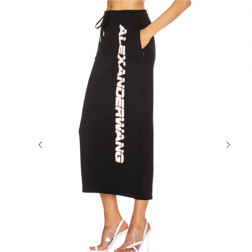 T by Alexander Wang Dry French Terry Skirt M - Picture 3 of 7